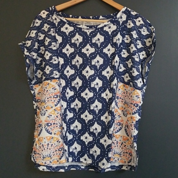 Zara woman's batik print top, M - Picture 5 of 6